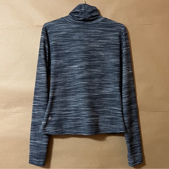 Lululemon | Melodic Movement Long Sleeve Twist Front Turtleneck Pullover Size 8 - Picture 8 of 10